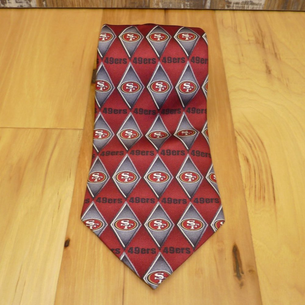 NFL Football San Francisco 49er's Men's Tie